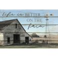 thumbnail image 3 of Jacobs, Cindy 24x17 Black Modern Framed Museum Art Print Titled - Life is Better on the Farm, 3 of 5