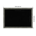 thumbnail image 4 of Amanti Art Black Cork Board Wood Framed Burnished Concrete Narrow Bulletin Board 26 in. x 18 in., 4 of 7