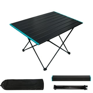 COWIN Folding Camping Table Portable , 37.4'' x 22.4'' Beach Table for  Sand, Foldable Side Table, Foldable Portable Camping Table, Folding Camp  Table
