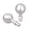 Silver, variant on Osdhezcn Aluminum 17mm Ball Head to 1/4 Female Thread Adapters for Motorcycle Phone Mounts