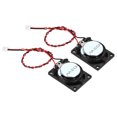 thumbnail image 1 of 2 Pcs 2W 8 Ohm Metal Shell Square Internal Magnet Speaker with 120mm Wire, 1 of 6