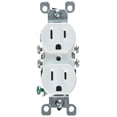 thumbnail image 1 of Receptáculo dúplex Leviton 12650 W 15 A 125 V Co/Alr, paquete de 10, 1 of 1