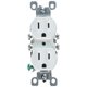 thumbnail image 1 of Receptáculo dúplex Leviton 12650 W 15 A 125 V Co/Alr, paquete de 10, 1 of 1