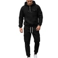 thumbnail image 3 of Dvprdro Tracksuit for Men 2 Piece Sets with Pockets Athletic Casual Hooded Sweatshirts and Joggers Cargo Loose Fit Sweatsuit Outfits, 3 of 7