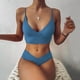 thumbnail image 2 of 23 Nuevo estilo para mujer con almohadilla para sujetador, sin acero, de secado rápido, traje de baño de bikini floral de un solo uso, traje de baño dividido para mujer, traje dividido OAVQHLG3B Store lin121212, 2 of 4