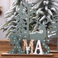 thumbnail image 3 of Manualidades de madera para árboles de Navidad, ilustraciones, manualidades para la decoración de la temporada navideña Árbol de alce de Navidad, 3 of 8