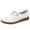 White, variant on Sngxgn Women Ballet Flats Ballerina Shoes Comfort Casual Slip on Flat Shoes(White,37)