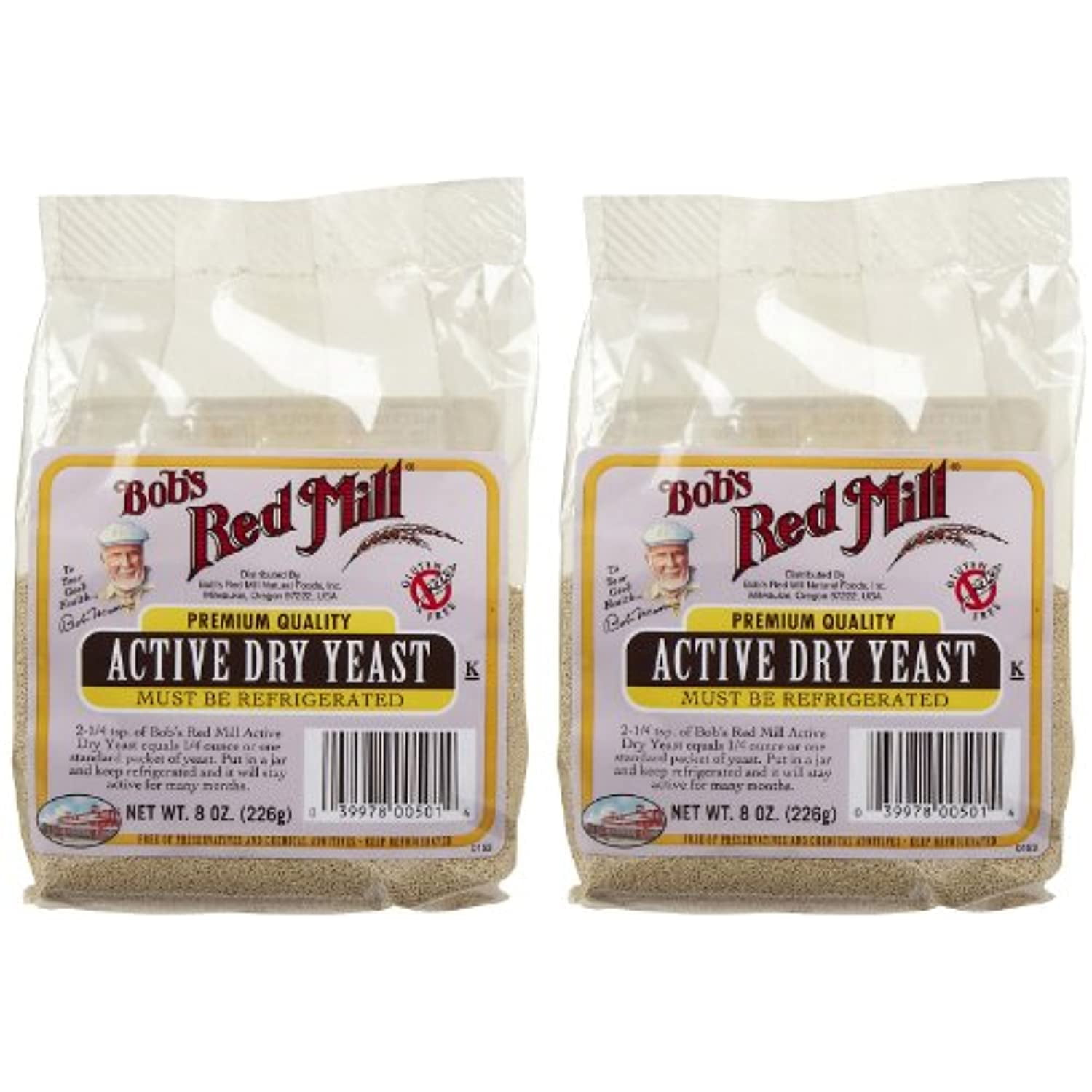 Bobs Red Mill Active Dry Yeast 8 Oz 2 Pk