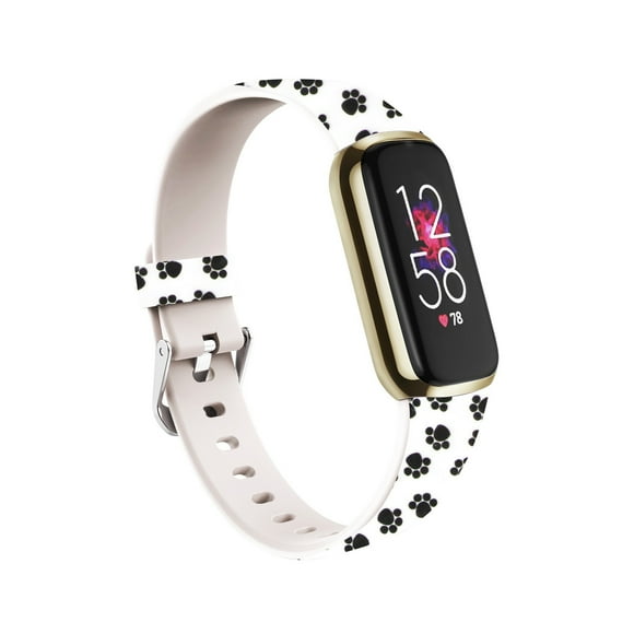 Bandas impresas con patrón floral suave compatible con FitFitbit | TPU de alto rendimiento | Correa de reloj de repuesto | Flexible y a prueba de suciedad | Conector seguro | Múltiples estilos | 1
