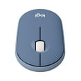 thumbnail image 4 of Logitech Pebble Wireless Mouse, Bluetooth, 2.4 GHz Receiver, Silent, Quiet Clicks, Blueberry, 4 of 8