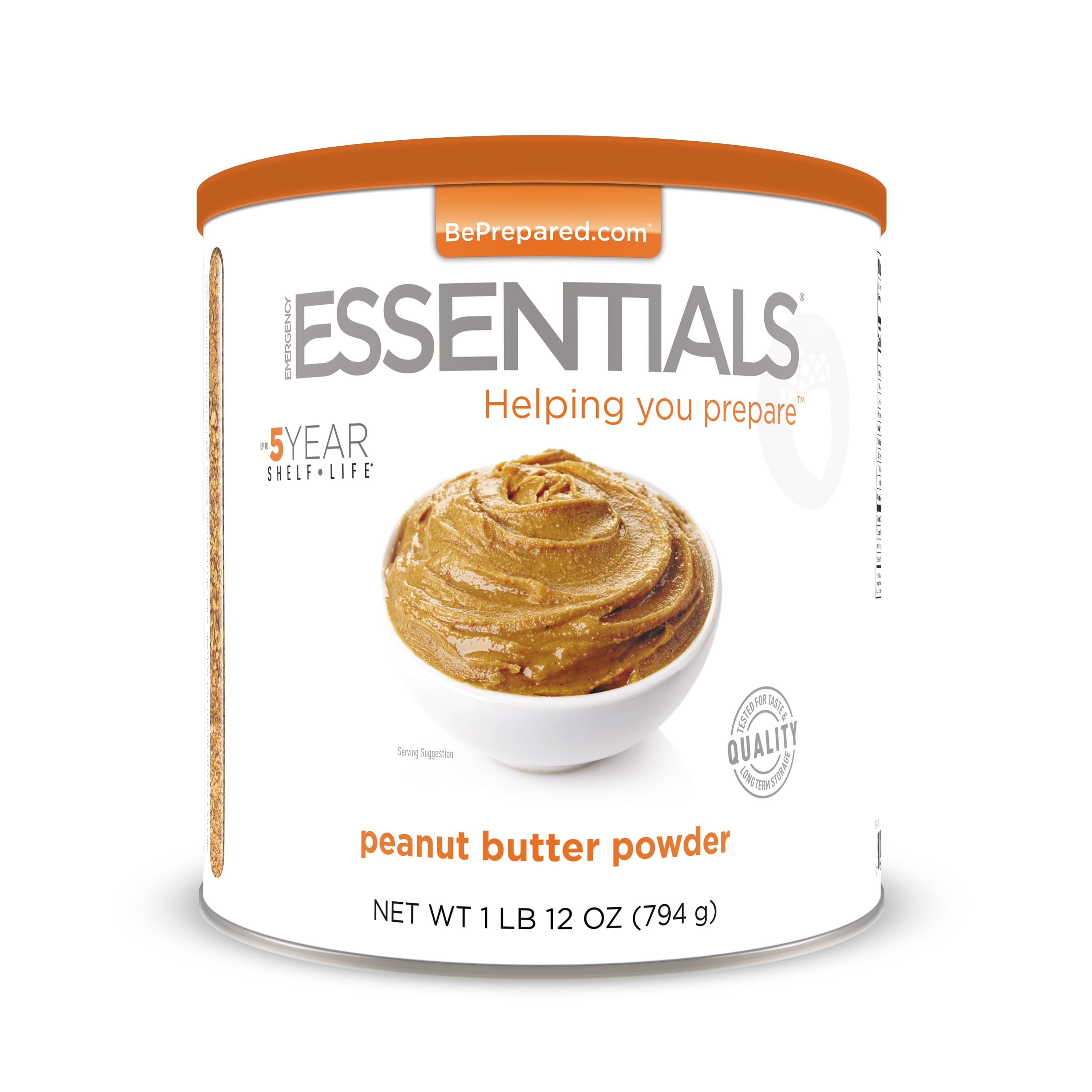 Emergency Essentials Food Peanut Powder, Large Can, 28 oz