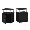 thumbnail image 4 of Furinno JAYA Utility Design End Table, Americano, Stainless Steel Tubes, 4 of 5