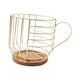 thumbnail image 3 of Soporte para cápsulas de café Contenedor para cápsulas de café Organizador de tazas Cápsula de café de alambre oro sin letras, 3 of 9