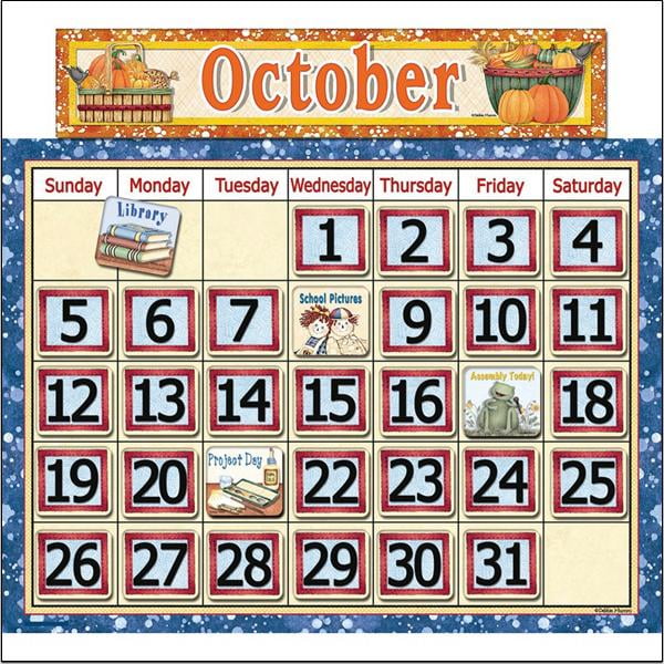Yearly Calendar Bulletin Board