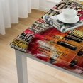 thumbnail image 5 of WYYP Words Quote Art & Language Square Tablecloth Outdoor Fitted 100% Polyester Fiber 52*52, 5 of 8