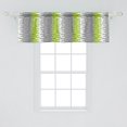 thumbnail image 2 of Ambesonne Abstract Window Valance, Wavy Stripes Pattern with Colorful Vertical Shapes Mosaic Digital Composition, Curtain Valance for Kitchen Bedroom Decor with Rod Pocket, 54" X 18", Multicolor, 2 of 3