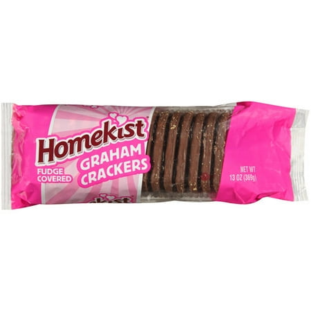 Homekist Fudge Covered Graham Crackers, 13 oz