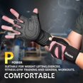 thumbnail image 3 of Guantes de entrenamiento ihuan ventilados para levantamiento de pesas con muñequera, 3 of 7
