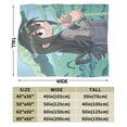 thumbnail image 3 of My Hero Academia Tsuyu Asui Bed Blanket Air Conditioner Quilt Ultra Soft Flannel Blanket All Season Fuzzy Blanket Reversible Fluffy Plush Blanket 50"X40", 3 of 8