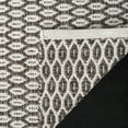 thumbnail image 4 of SAFAVIEH Montauk Crystal Geometric Cotton Area Rug, Charcoal/Ivory, 2'3" x 3'9", 4 of 8