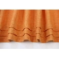thumbnail image 2 of Aiking Home Semi-Sheer Faux Linen Pleated Valance 56 By 14 Inches, Orange, 2 of 4
