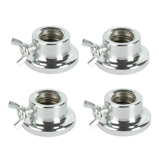 GOOHOCHY Tapa de tuerca hexagonal con mancuernas con cuello de bloqueo giratorio de doble bloqueo de 4 piezas para entrenamiento