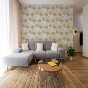 SFE Birch Mustard Wallpaper