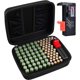 thumbnail image 1 of (SOLO ESTUCHE) Caja de almacenamiento organizadora de baterías, soporte para 48 pilas AA, 48 pilas AAA totales 96 con probador de baterías, 2 bolsillos adicionales, 1 of 5