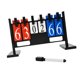 thumbnail image 3 of Marcador deportivo Flip Board de 4 dígitos, portátil, fácil de usar, marcador de mesa para juegos, actividades de educación física en el aula, 3 of 10