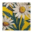thumbnail image 4 of HAOXIT Outdoor Tablecloth - Square Dining Table Cover, Yellow Botanical Summer Outdoor Table Cloth with Umbrella Hole &amp; for Picnic/Patio/Party 46*46, 4 of 8