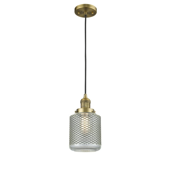 Innovations Lighting 201C Stanton Stanton 1 Light 6" Wide Mini Pendant - Brass