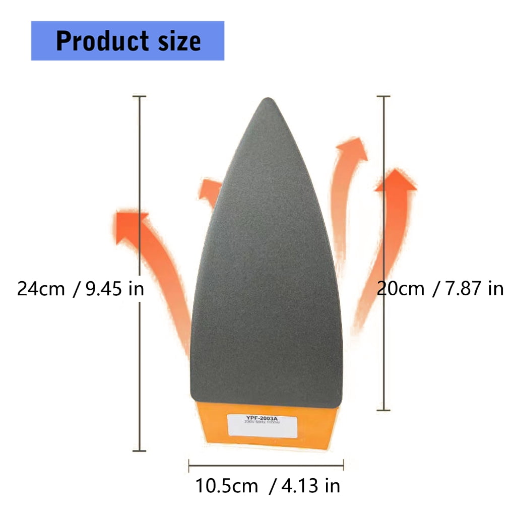 Sinyiin Handheld Clothes Irons Steamer Portable Small Dry Steam Ironing Board Ergonomic Handle Dry Iron for Clothes Enduring