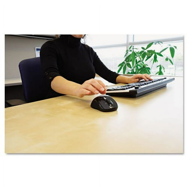 Wireless Optical Mouse with USB-A, 2.4 GHz Frequency/32 ft Wireless Range, Left/Right Hand Use, Gray/Black Wireless Optical Mouse with USB-A, 2.4 GHz Frequency/32 ft Wireless Range, Left/Right Hand Use, Gray/Black