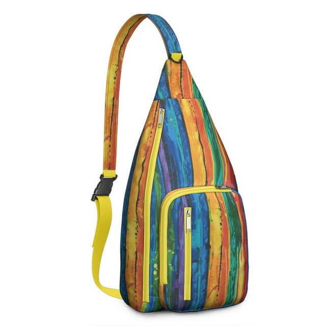 Abstract Expressionism Fanny Pack - Painterly Design Waist Bag (Museum-Quality Print, Water-Resistant)