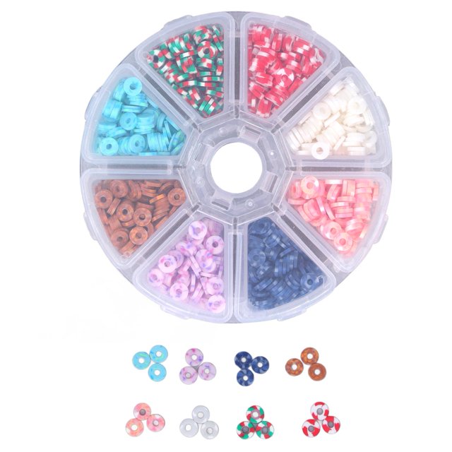 Cuentas De Arcilla Planas, Cuentas De Pulsera, Alivio De Presión, 1280 Piezas, Impermeables, Sin Decoloración, Diferentes Colores Para Pulseras, Para Bricolaje, Para Collares ANGGREK Otros