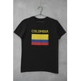 thumbnail image 5 of Old Glory Mens World Cup Distressed Flag Colombia Short Sleeve Graphic T Shirt, 5 of 6