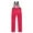 Red, variant on Tiqkatyck Womens Ski Suit Clearance Women's Insulated Bib Overalls Solid Color One-Piece Suspenders Trousers Jumpsuits for Women Dressy One Piece Jumpsuit Hot Pink