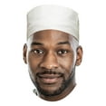 thumbnail image 2 of White African Cotton Kufi Hat, 2 of 2