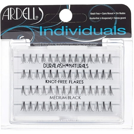 2 Pack - Ardell DuraLash Natural Individual Medium Flare Lashes, Black 56