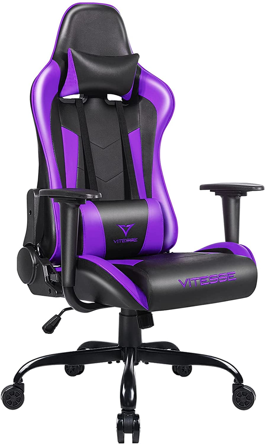 Vitesse Ergonomic Gaming Chair, 300 lbs PC Computer Gamer Chair for