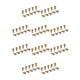 thumbnail image 1 of Paquete de 12 tornillos de Aleación de acero M5 Toystoory para freno de disco reparación mantenimiento, 1 of 6