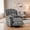 Gray-Terry Cloth, variant on Garvee Oversized Recliner Chair for Adults, 150° Manual Recliner Nursery Chairs, with Linen Upholstery, Pink