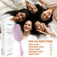 thumbnail image 5 of Hair Detangling Brush by Fiora Naturals - 100% Bio-Friendly Detangler Brush w/ Ultra-Soft Bristles, 5 of 7
