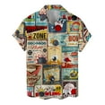 thumbnail image 4 of Bowling Vintage Funny Bowling Short Sleeve Hawaiian Shirt Funny Player Button Down Shirt, 4 of 7