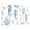 Color 2, variant on Coastal 8 Pack Art Acoustic Panels Sound Absorbing Summer Ocean Seashell Seahorse Tranquil Decorative Soundproof Wall Panels Self Adhesive for Nursery Game Room Bedroom 48"x32"
