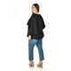 thumbnail image 3 of Blusa diseño tipo capa Roman Fashion /Tallas Extras, 1656 (Negro) negro 40, 3 of 5