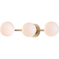 thumbnail image 2 of Hudson Valley Lighting Fleming 3-Light LED Bath Bracket - 20.75 Inches Wide by 5 Inches High-Aged Brass Finish, 2 of 4