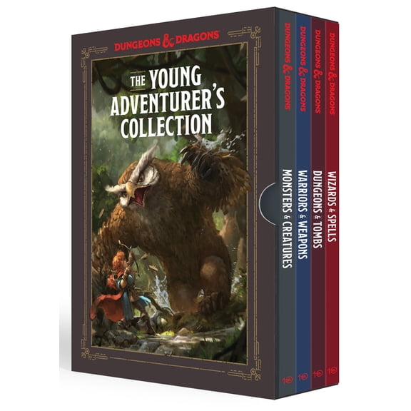 Dungeons & Dragons Young Adventurer's Gu The Young Adventurer's Collection Box Set 1 [Dungeons & Dragons 4 Books]: Monsters & Creatures, Warriors & Weapons, Dung, (Paperback)