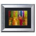thumbnail image 2 of "Color Abstract" Canvas Art by Michelle Calkins Black Matte, Silver Frame, 2 of 5