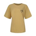 thumbnail image 5 of AherBiu Hauts d'Été pour Femmes Manches Courtes Haut Confortable T-Shirts Imprimé Cœur Col Rond T-Shirts Basiques Blouse, 5 of 5
